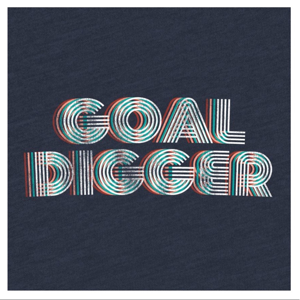 Goal Digger Cropped Muscle Racerback Tank - Picture 8 of 9
